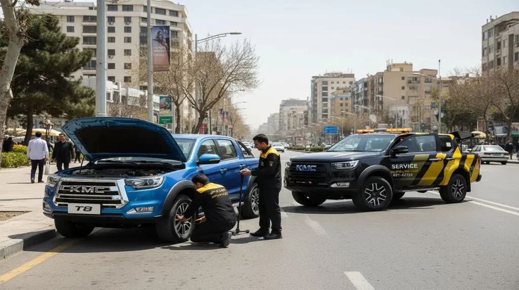 امداد خودرو کی ام سی 10 امداد خودرو کی ام سی t8