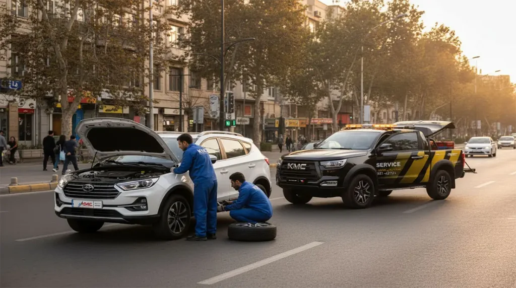 امداد خودرو کی ام سی 12 امداد خودرو KMC X5