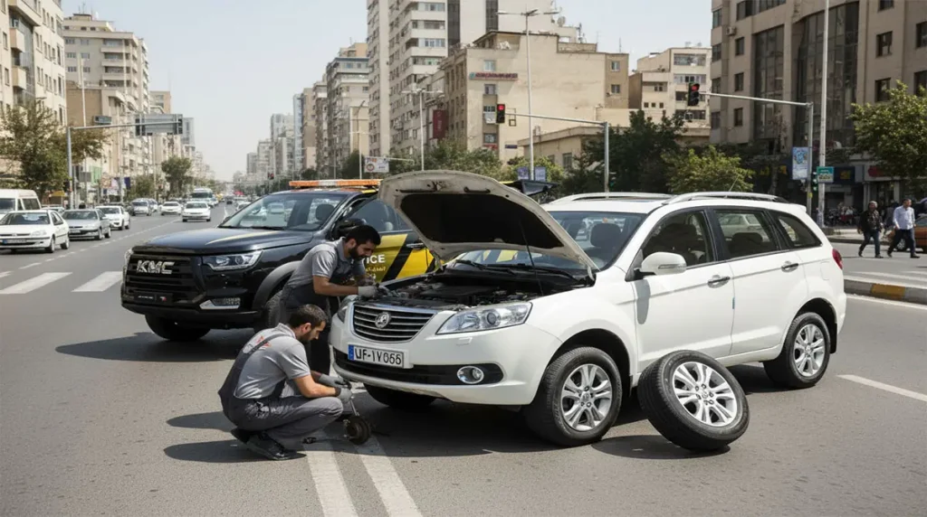 امداد خودرو لیفان 10 امداد خودرو لیفان X60